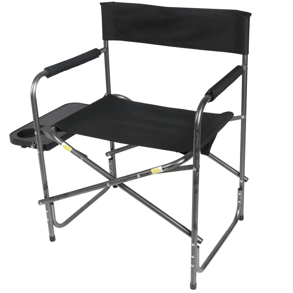 Ozark Trail Director's Chair with Side Table, WFC-95200, Adult, Black - USA MEGA SHOP