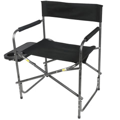 Ozark Trail Director's Chair with Side Table, WFC-95200, Adult, Black - USA MEGA SHOP