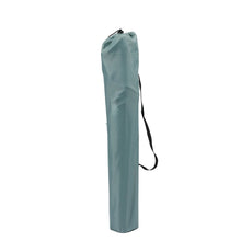 Folding camp chair carry bag, green fabric with shoulder strap
