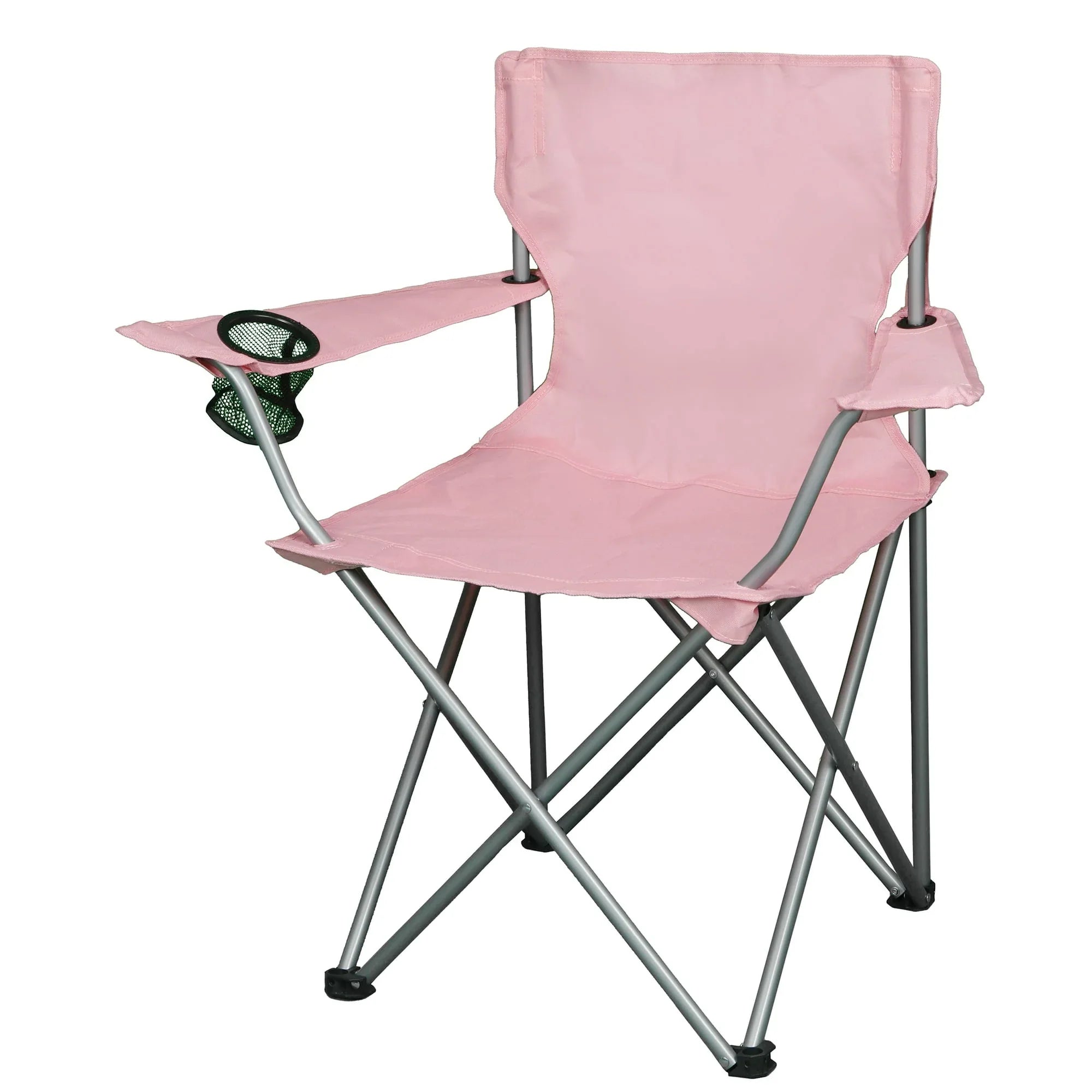 Ozark Trail Quad Folding Camp Chair with Cup Holder