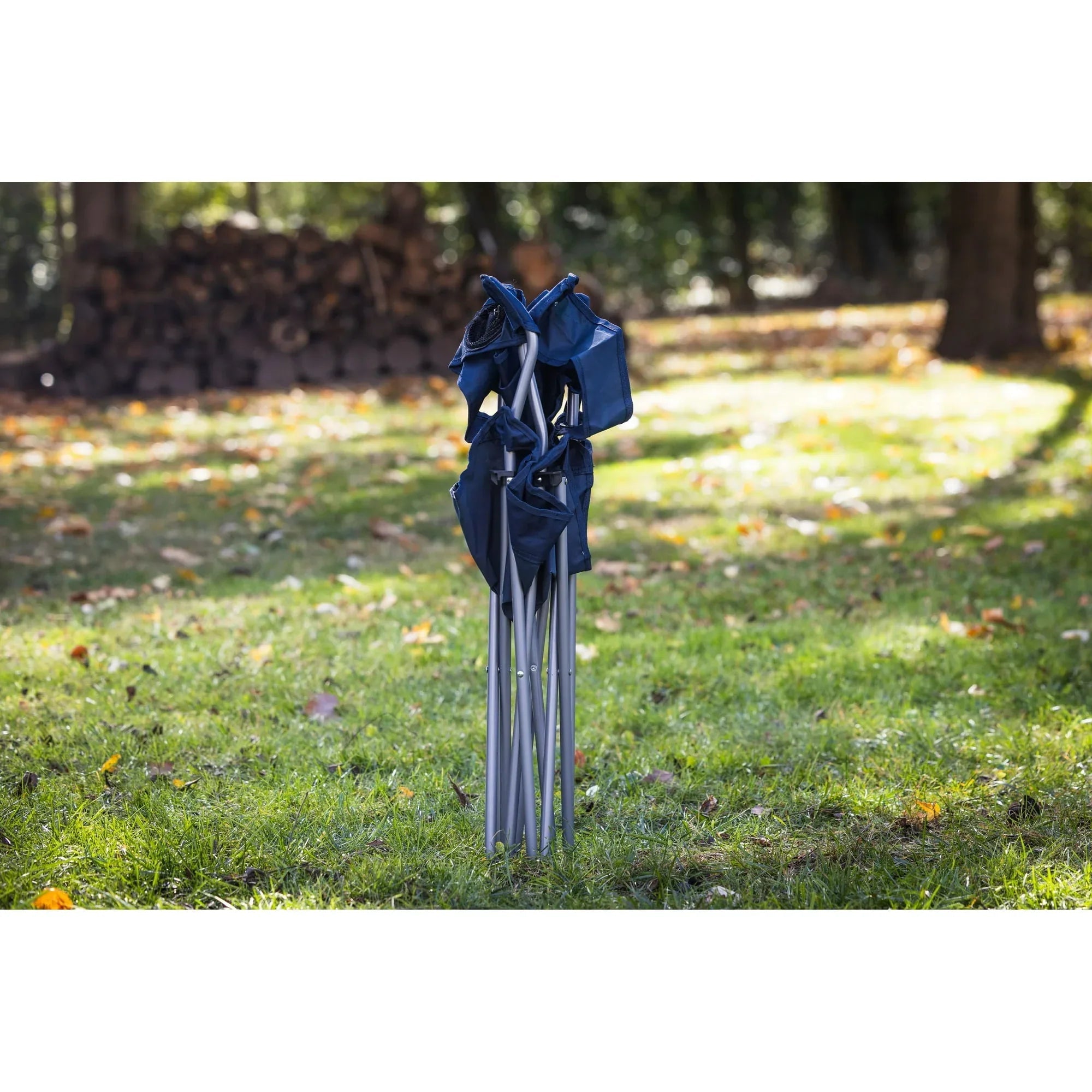 Ozark Trail Quad Folding Camp Chair with Cup Holder