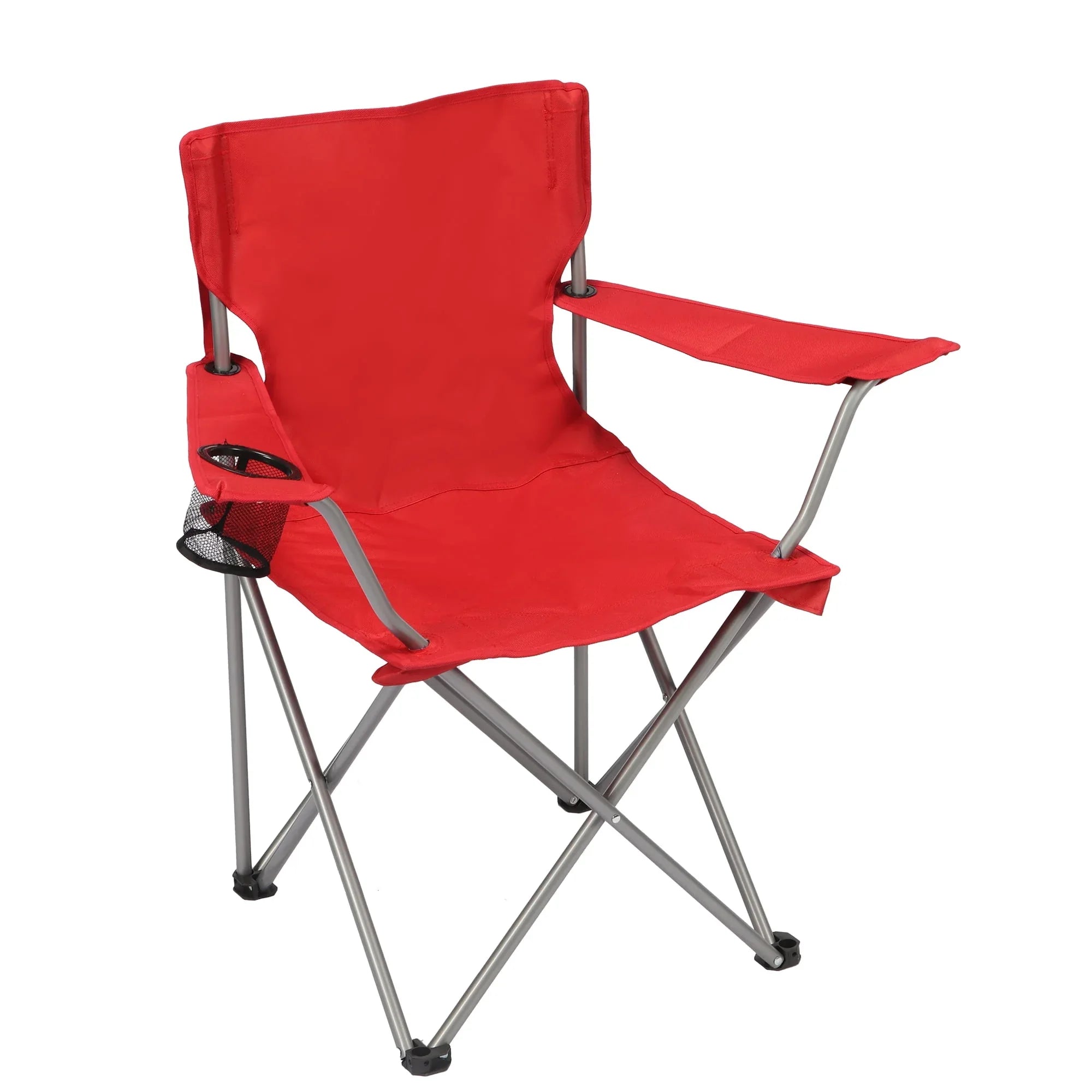 Ozark Trail Quad Folding Camp Chair with Cup Holder
