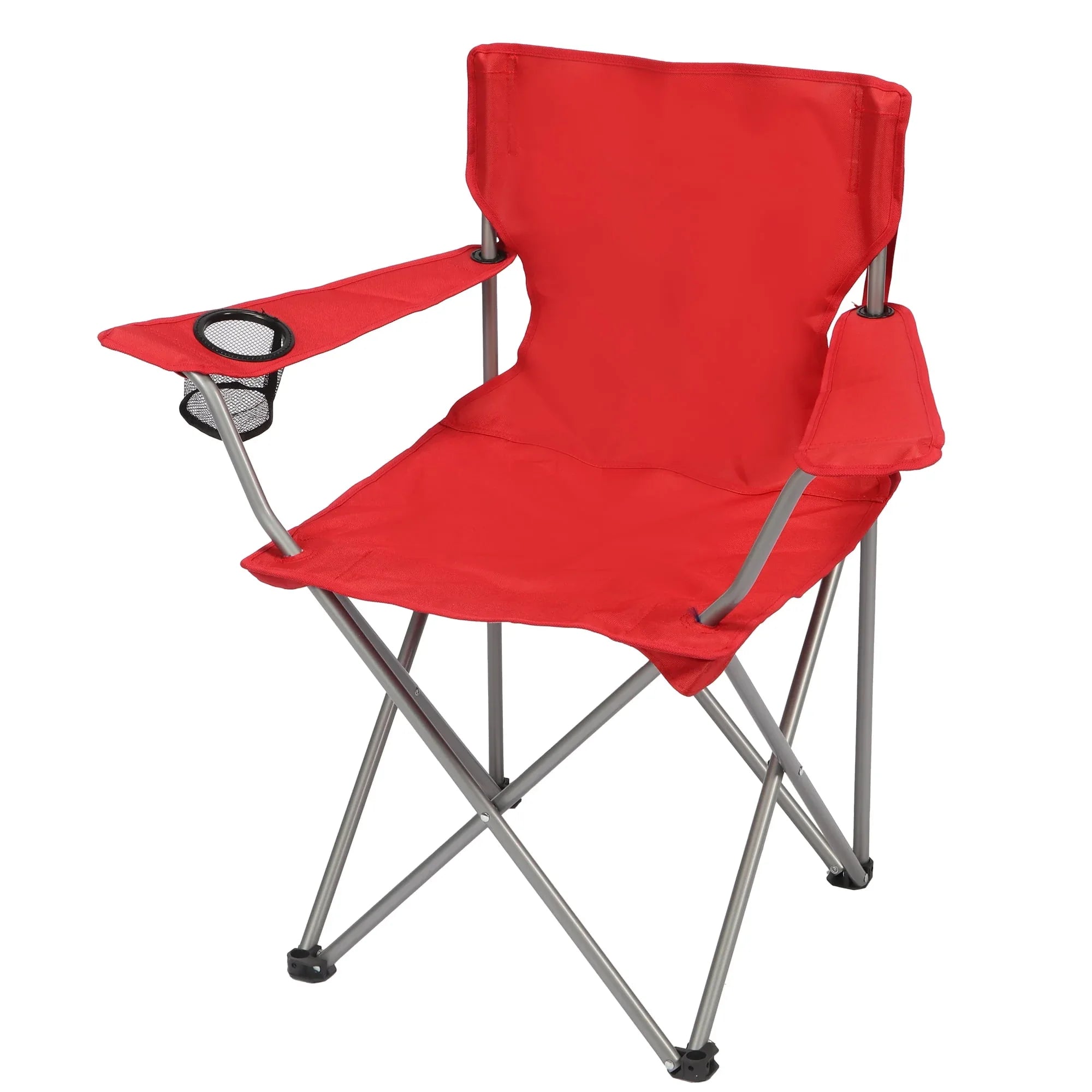 Ozark Trail Quad Folding Camp Chair with Cup Holder