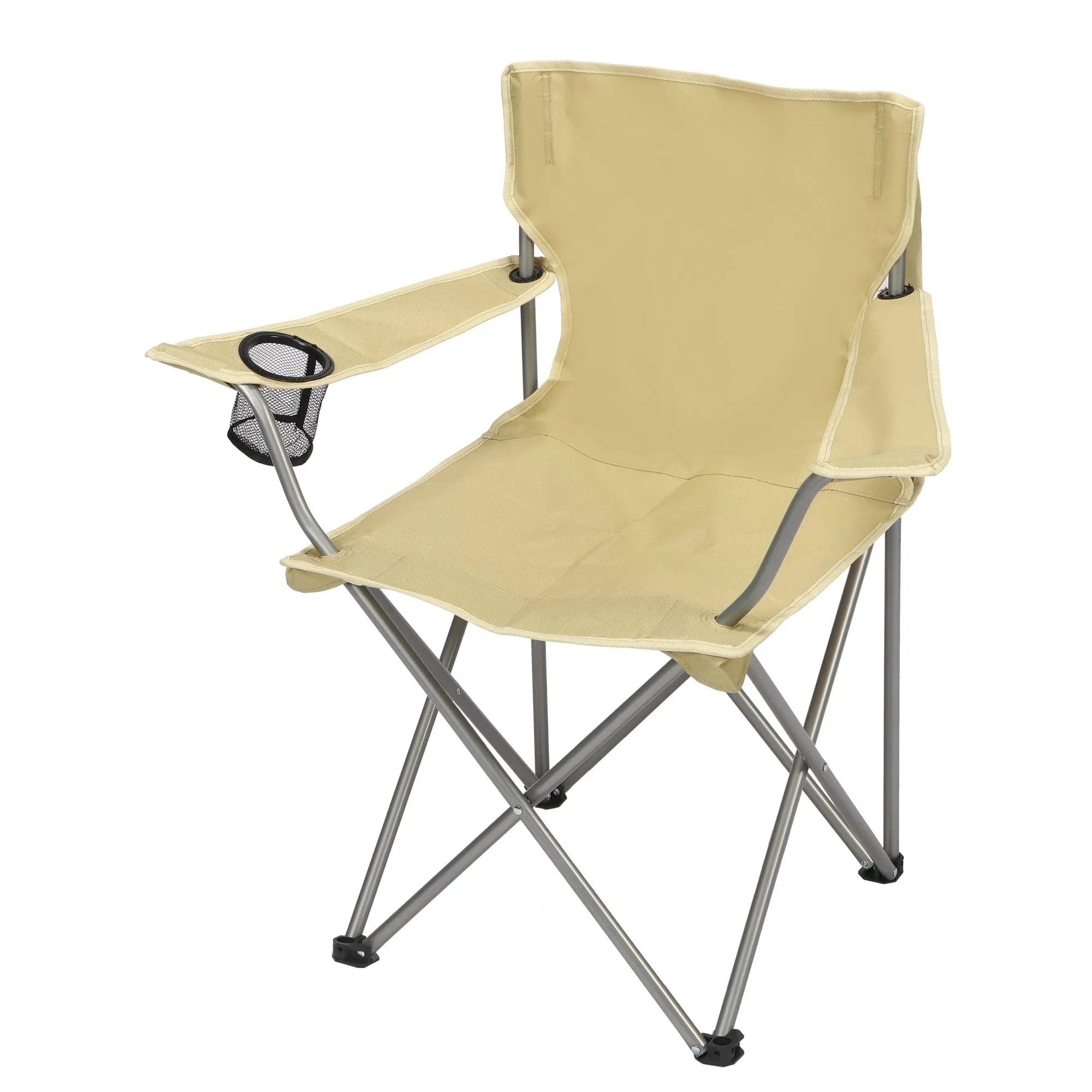 Ozark Trail Quad Folding Camp Chair with Cup Holder