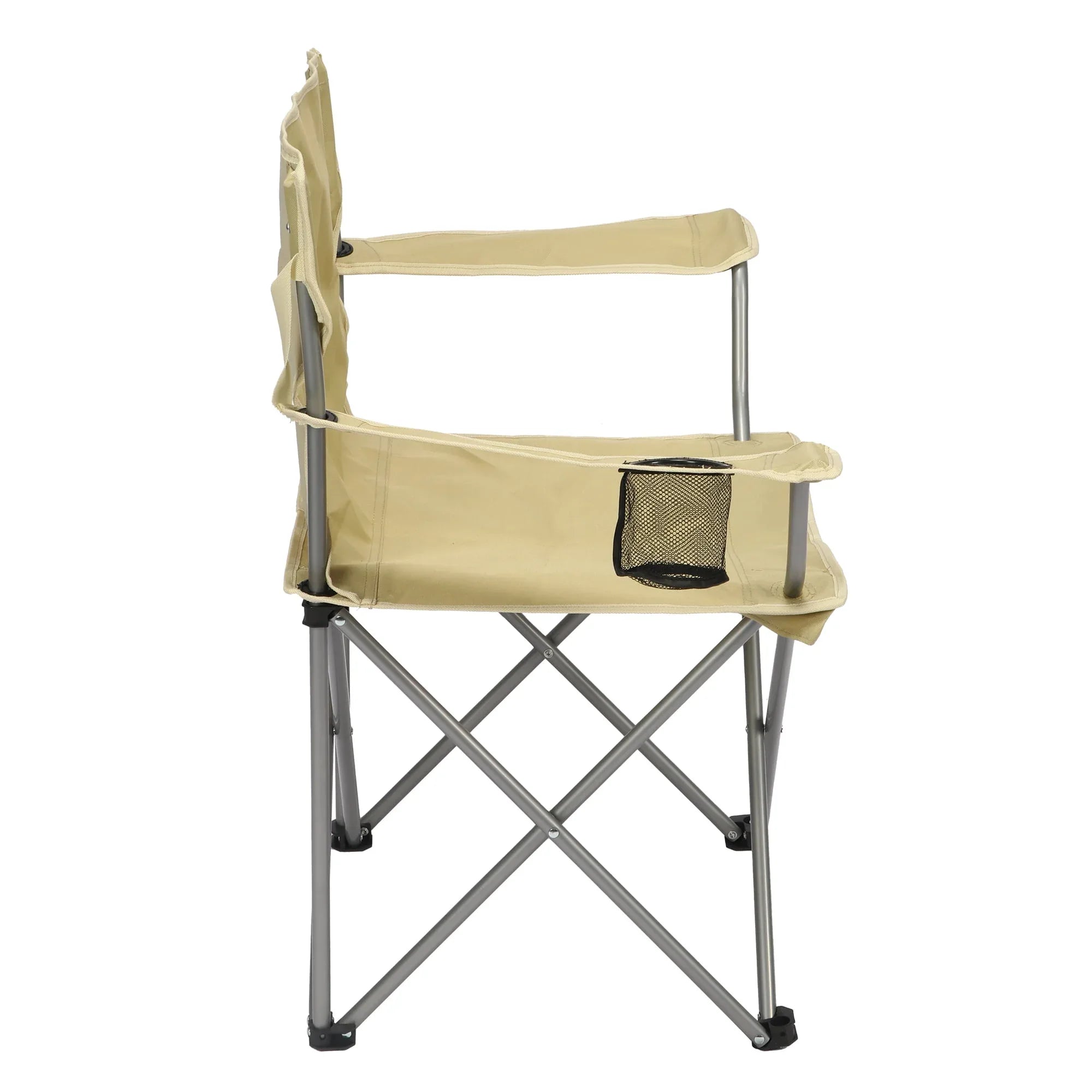 Ozark Trail Quad Folding Camp Chair with Cup Holder