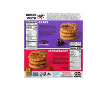 Bobo's PB&J oat snack variety pack back panel with nutrition facts and flavors