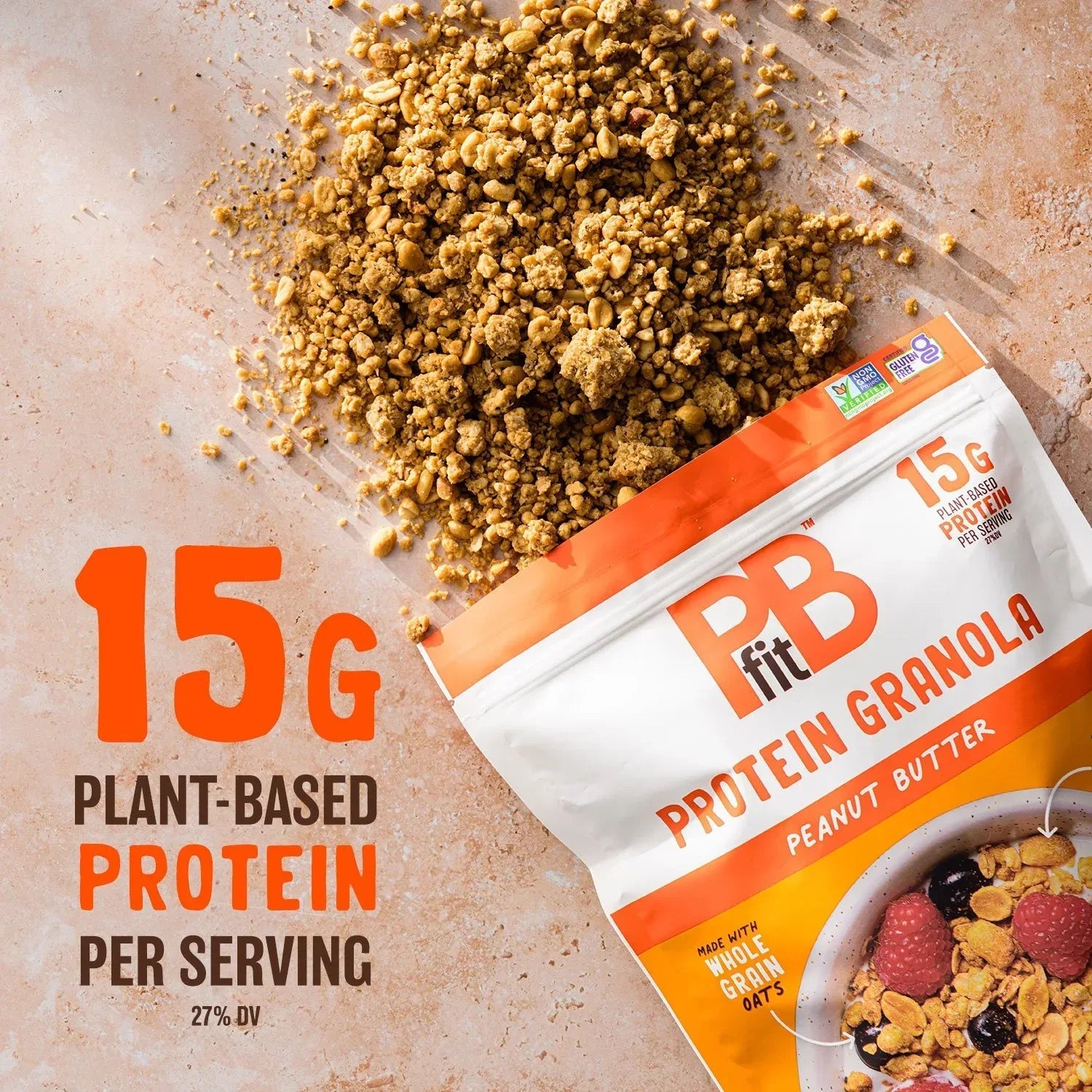 PBfit Peanut Butter Protein Granola, 32 oz.