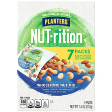 PLANTERS Nut-rition wholesome nut mix 7-pack box with 180 calories per pack