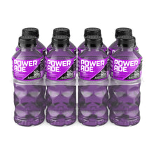 POWERADE Grape electrolyte sports drink bottles, 20 fl oz, 4-pack view, purple.