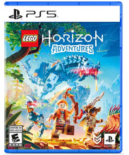 PS5 game case for LEGO Horizon Adventures, cover art with two LEGO characters