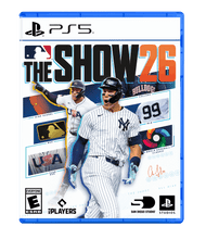 MLB The Show 26 PS5 game case cover with two baseball players artwork