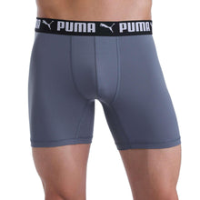 PUMA men's boxer brief, dark navy with PUMA logo waistband