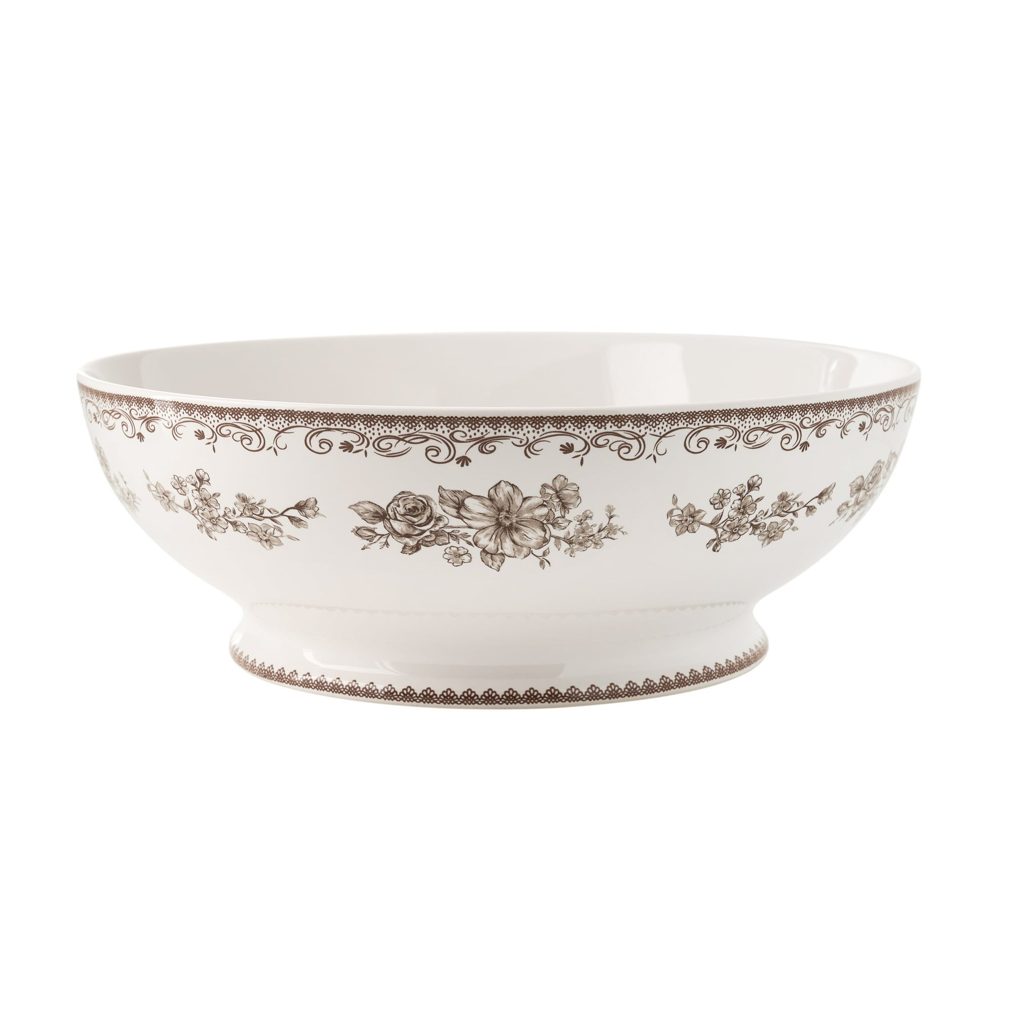 The Pioneer Woman Agatha Stoneware 11-inch Serving Bowl, Green