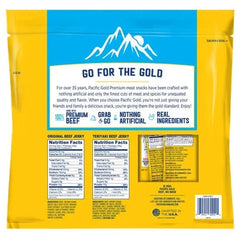 Pacific Gold Beef Jerky, Variety Pack, 15 oz, 12-count - USA MEGA SHOP