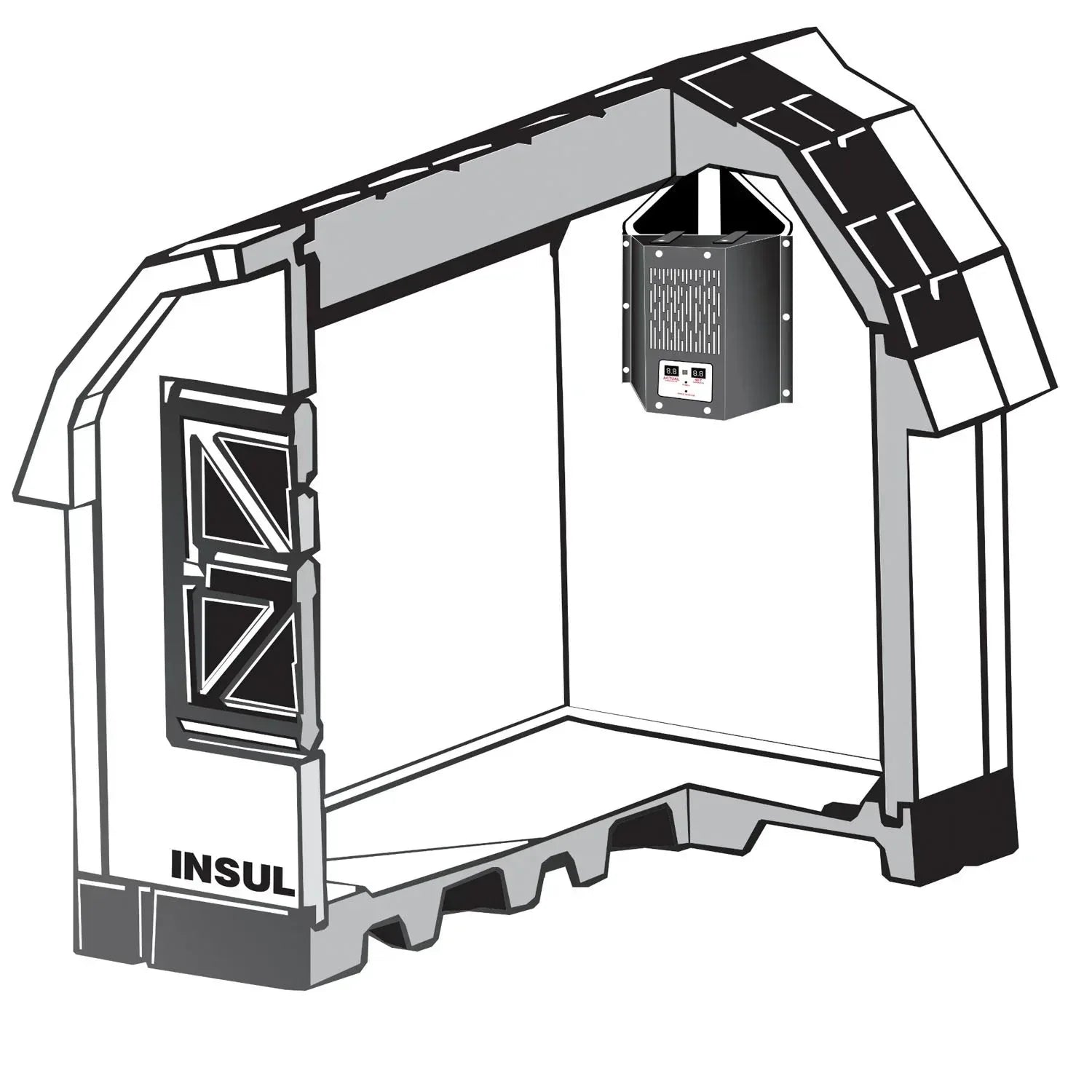 Palace Central Heater for Dog Palace and CRB Palace Dog Houses