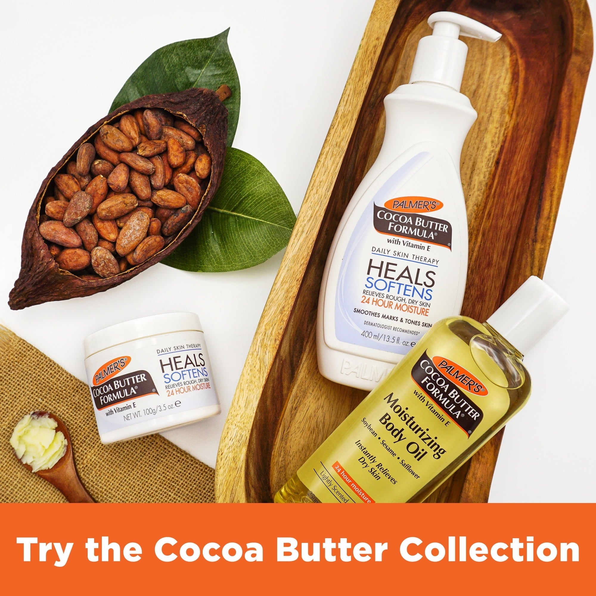 Palmer's Cocoa Butter Formula Solid Lotion with Vitamin E, 3.5 oz. Moisturizes & Soothes Dry Skin
