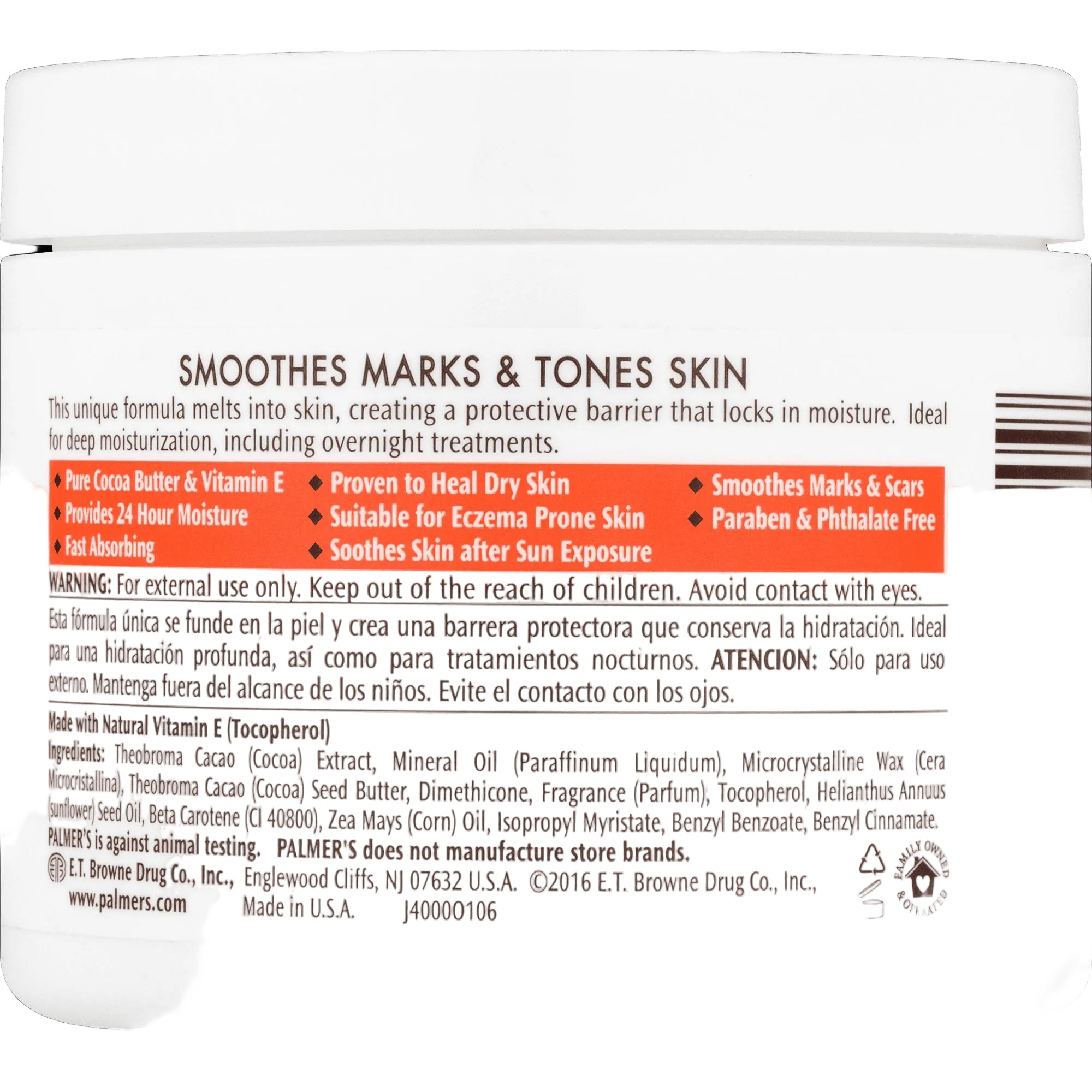 Palmer's Cocoa Butter Formula Solid Lotion with Vitamin E, 3.5 oz. Moisturizes & Soothes Dry Skin