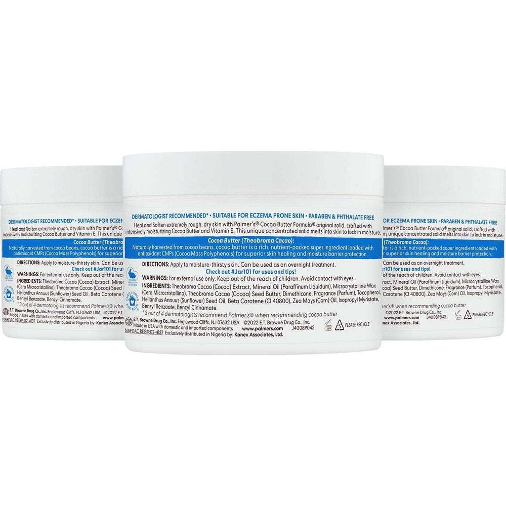 Palmer's Cocoa Butter Formula Jar with Vitamin E, 7.25 oz., 3 pk. - USA MEGA SHOP
