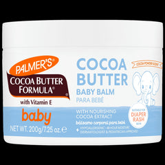 Palmer's Baby Cocoa Butter Formula Hydrating Baby Balm, Vitamin E & Cocoa Extract, 7.25 oz