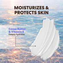 Cocoa butter and vitamin E moisturizing swirl for Tahitian vanilla body lotion