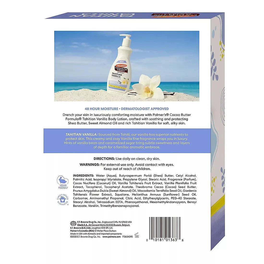 Palmer's Cocoa Butter Formula Tahitian Vanilla Body Lotion, 2 pk./13.5 fl. oz. - USA MEGA SHOP