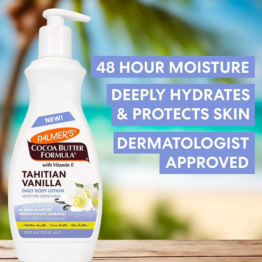 Palmer's Cocoa Butter Formula Tahitian Vanilla Body Lotion, 2 pk./13.5 fl. oz. - USA MEGA SHOP