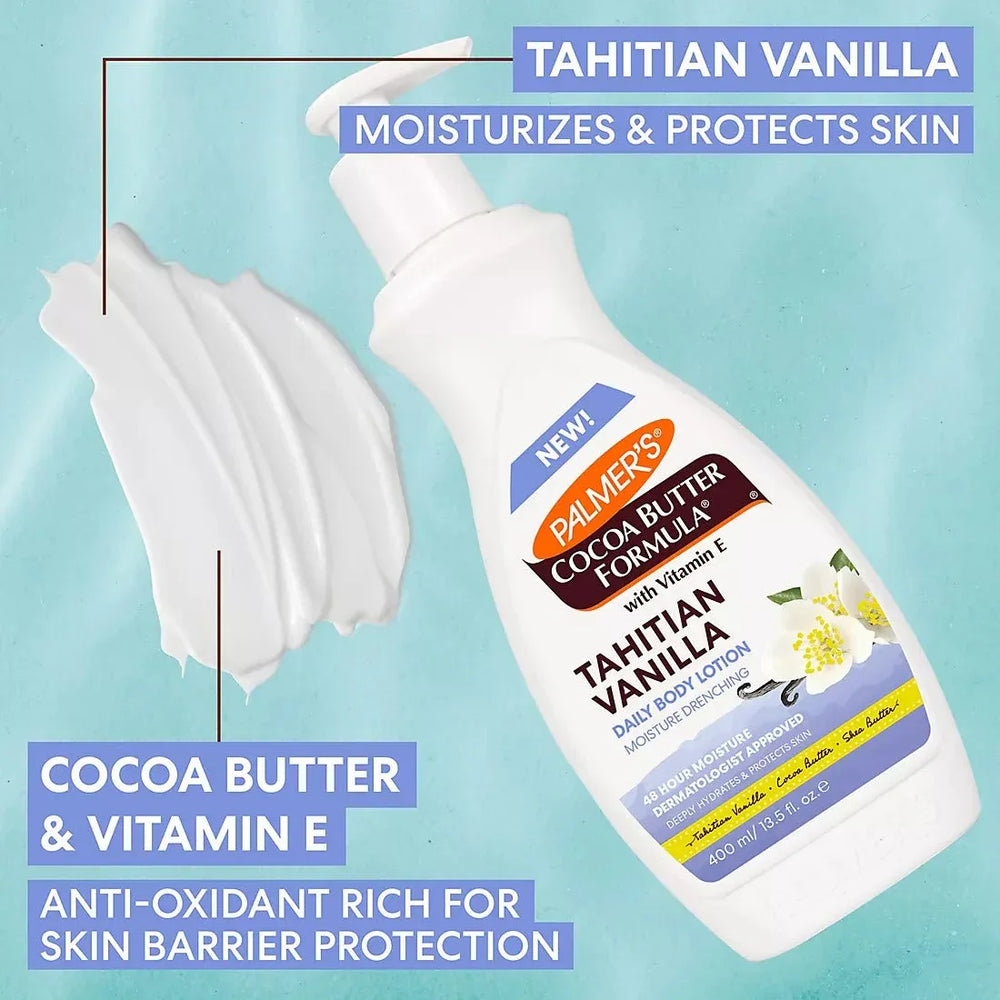 Palmer's Cocoa Butter Formula Tahitian Vanilla Body Lotion, 2 pk./13.5 fl. oz. - USA MEGA SHOP