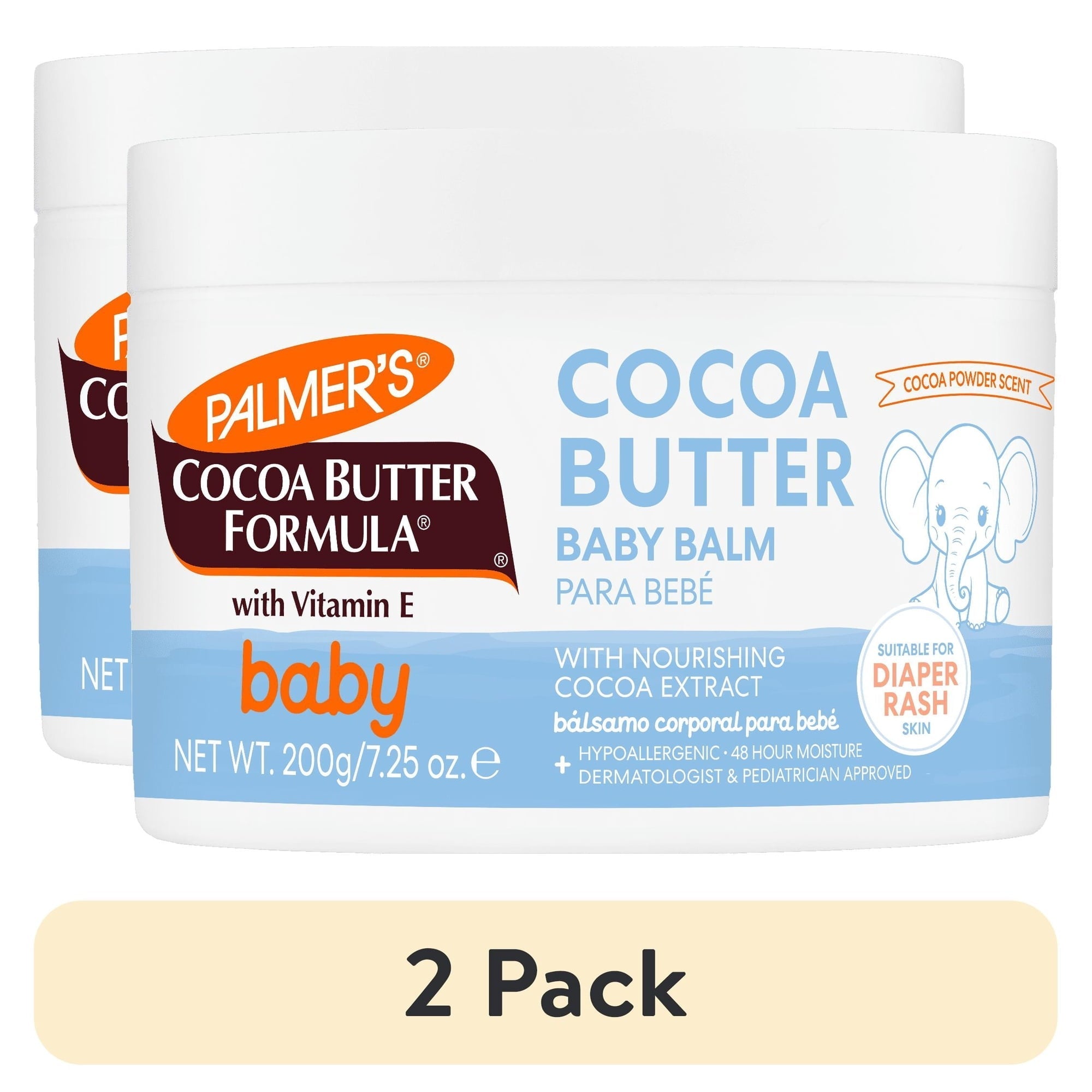Palmer's Baby Cocoa Butter Formula Hydrating Baby Balm, Vitamin E & Cocoa Extract, 7.25 oz