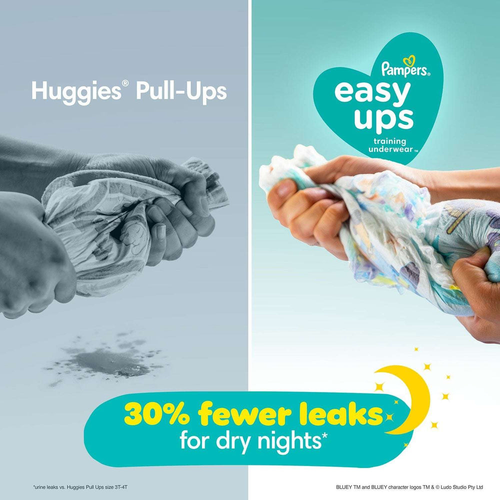 Pampers Easy Ups Training Pants Underwear, Sizes 2T-6T