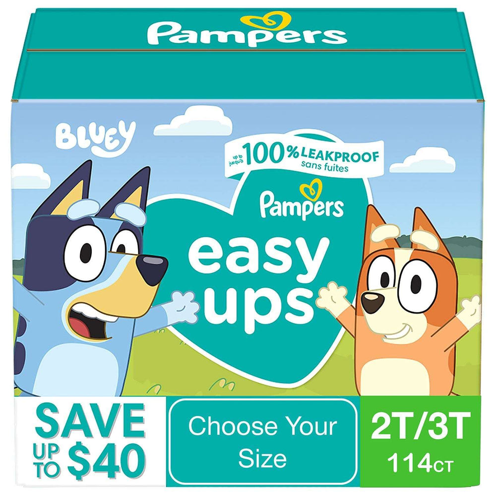 Pampers Easy Ups Training Pants Underwear, Sizes 2T-6T