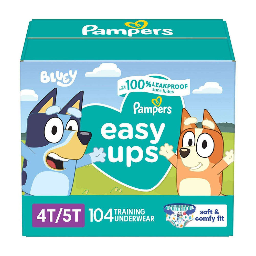 Pampers Easy Ups Training Pants Underwear, Sizes 2T-6T