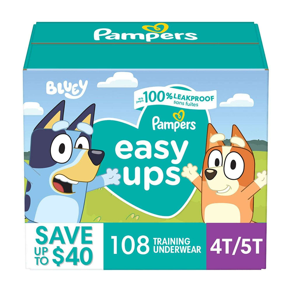 Pampers Easy Ups Training Pants Underwear, Sizes 2T-6T