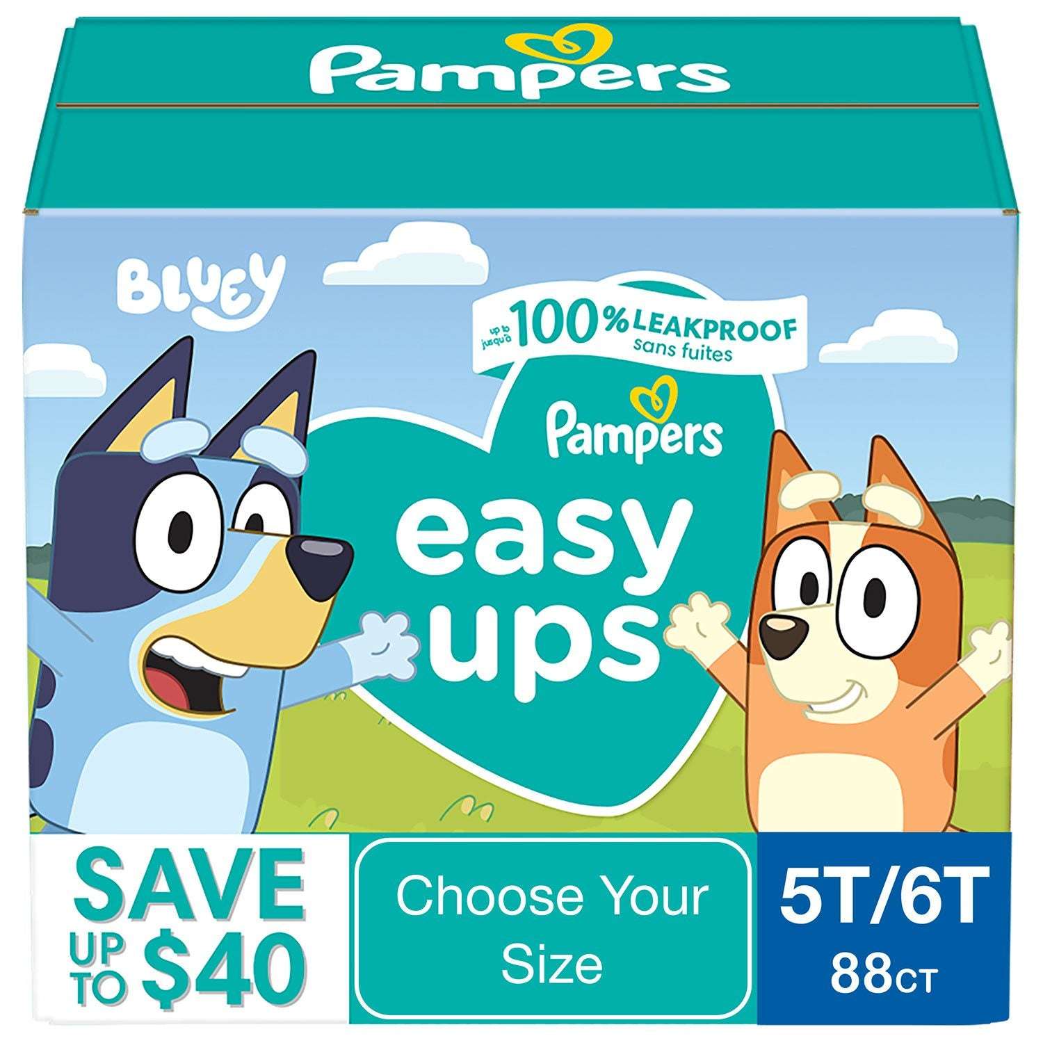 Pampers Easy Ups Training Pants Underwear, Sizes 2T-6T
