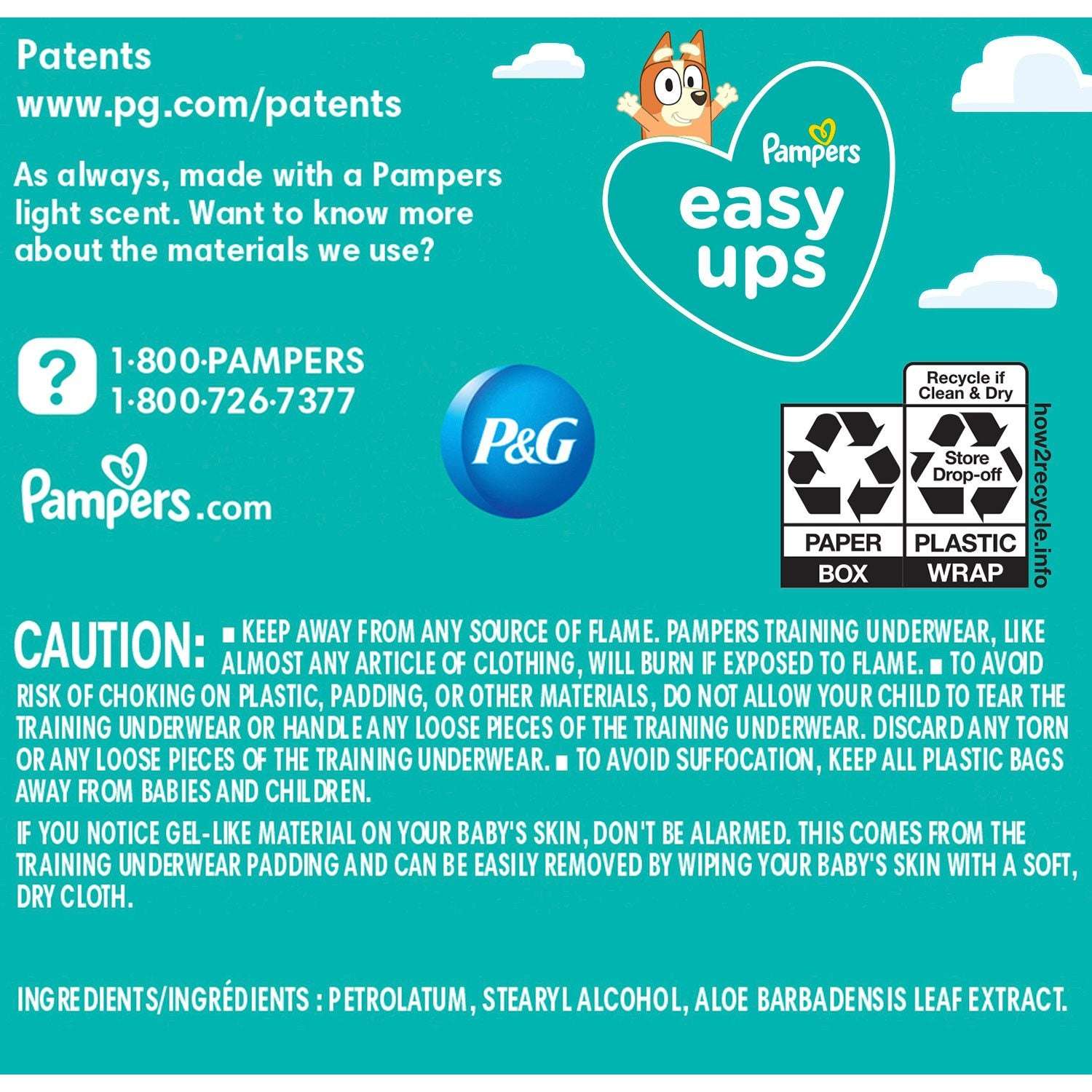 Pampers Easy Ups Training Pants Underwear, Sizes 2T-6T