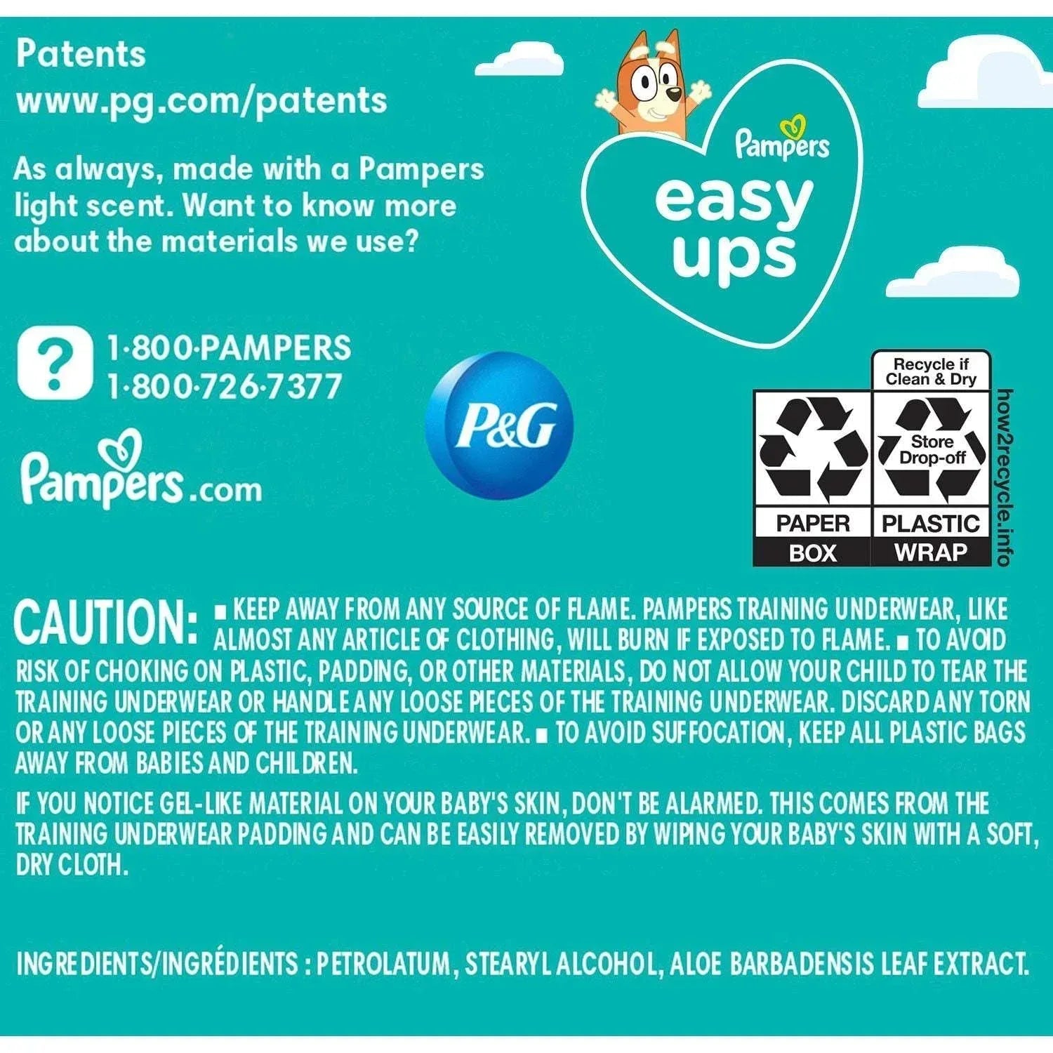 Pampers Easy Ups Training Pants Underwear, Sizes 2T-6T
