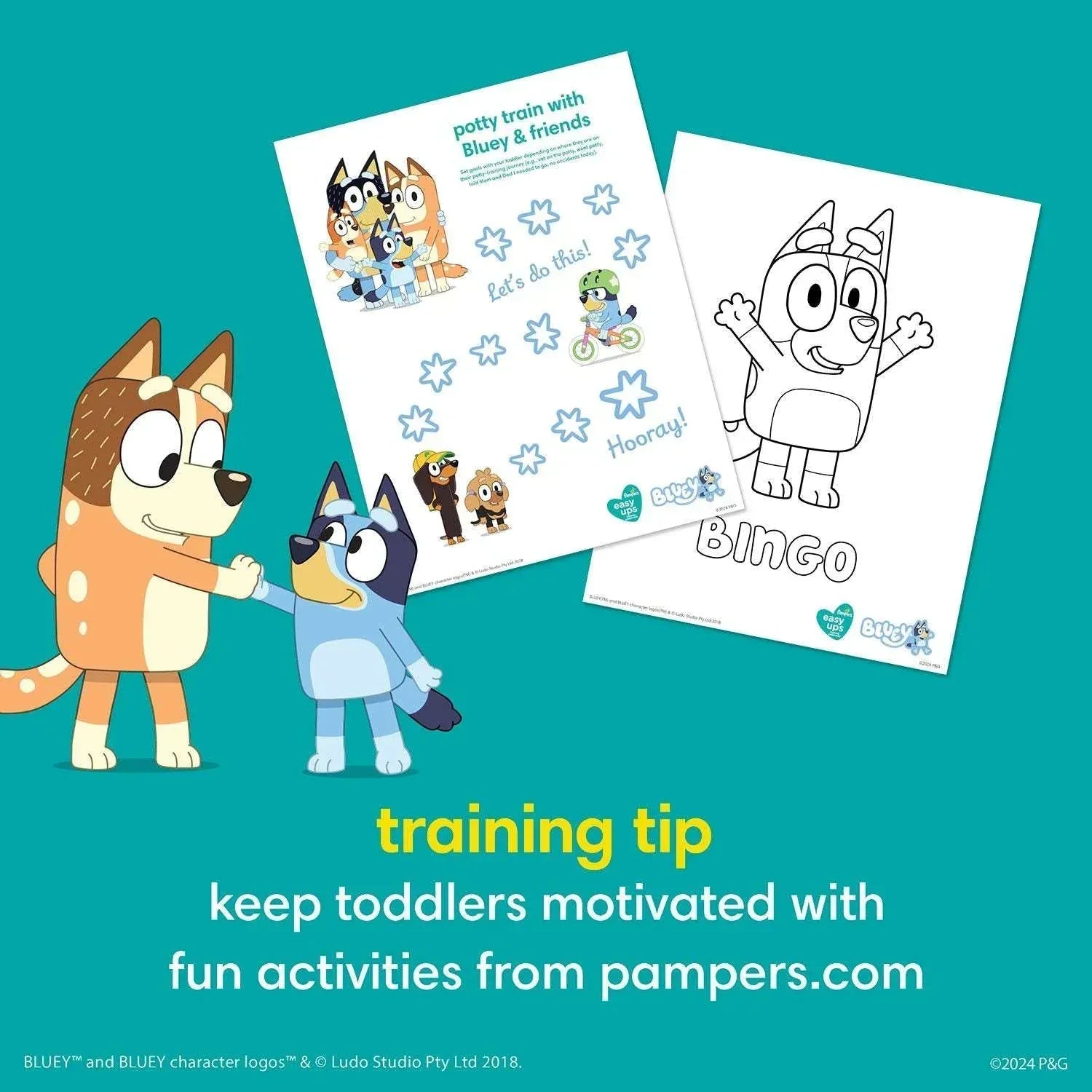 Pampers Easy Ups Training Pants Underwear, Sizes 2T-6T