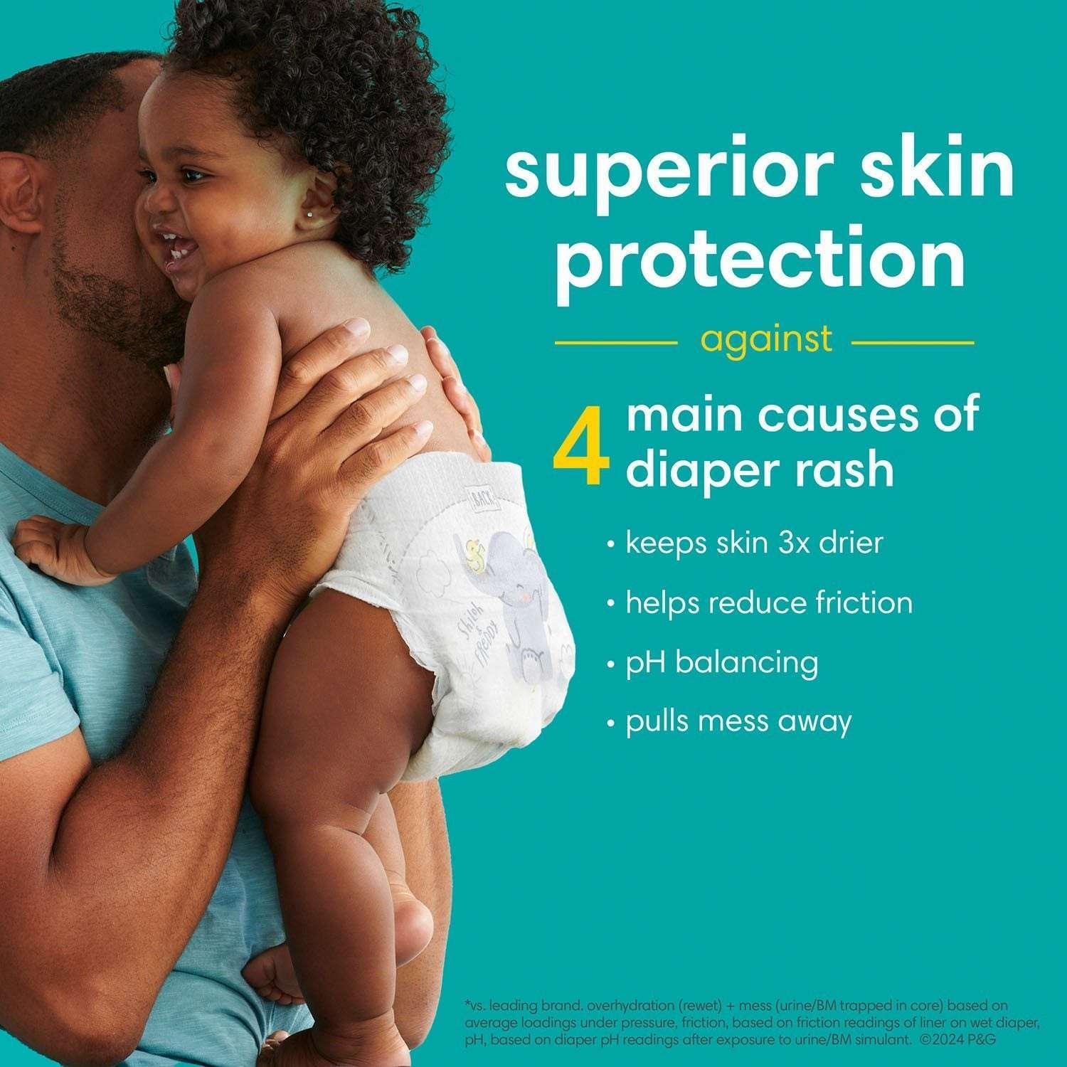 Pampers Swaddlers Diapers, Sizes Newborn-8
