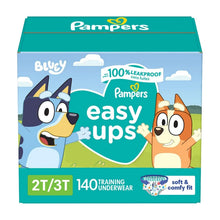 Kids training underwear box, Bluey Easy Ups size 2T/3T, 140ct