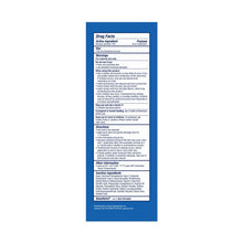 Benzoyl peroxide acne foaming wash box back panel with directions