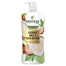 Pantene Pro-V coconut milk & shea butter nourishing shampoo bottle with pump