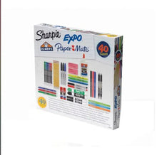 School supply essentials pack box, Sharpie/Expo Paper Mate branding, 40-count set