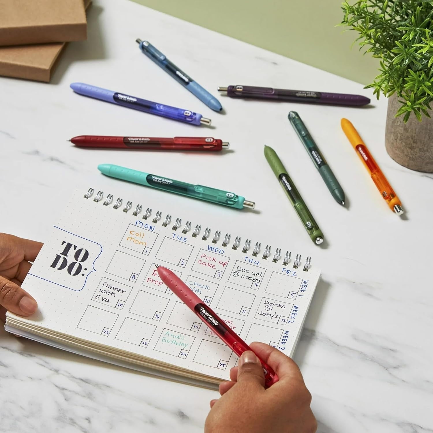 Paper Mate InkJoy Gel Pens, Medium Point (0.7 mm), Assorted Colors