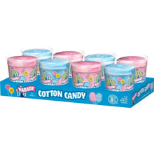 Cotton candy multipack with eight pastel tubs, blue and pink cups in display box
