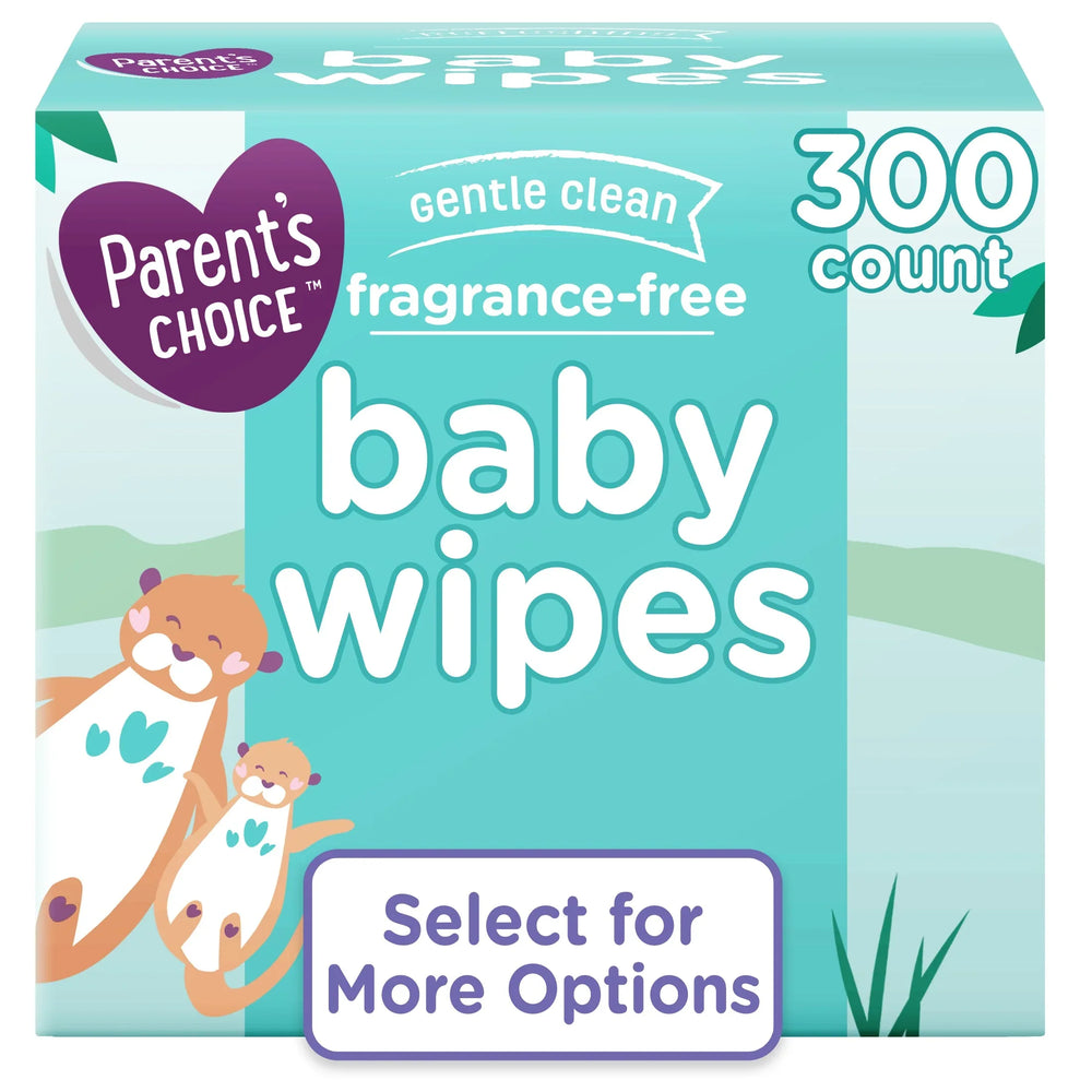 Parent's Choice Fragrance Free Baby Wipes, Travel-Pack, 50 Count - USA MEGA SHOP