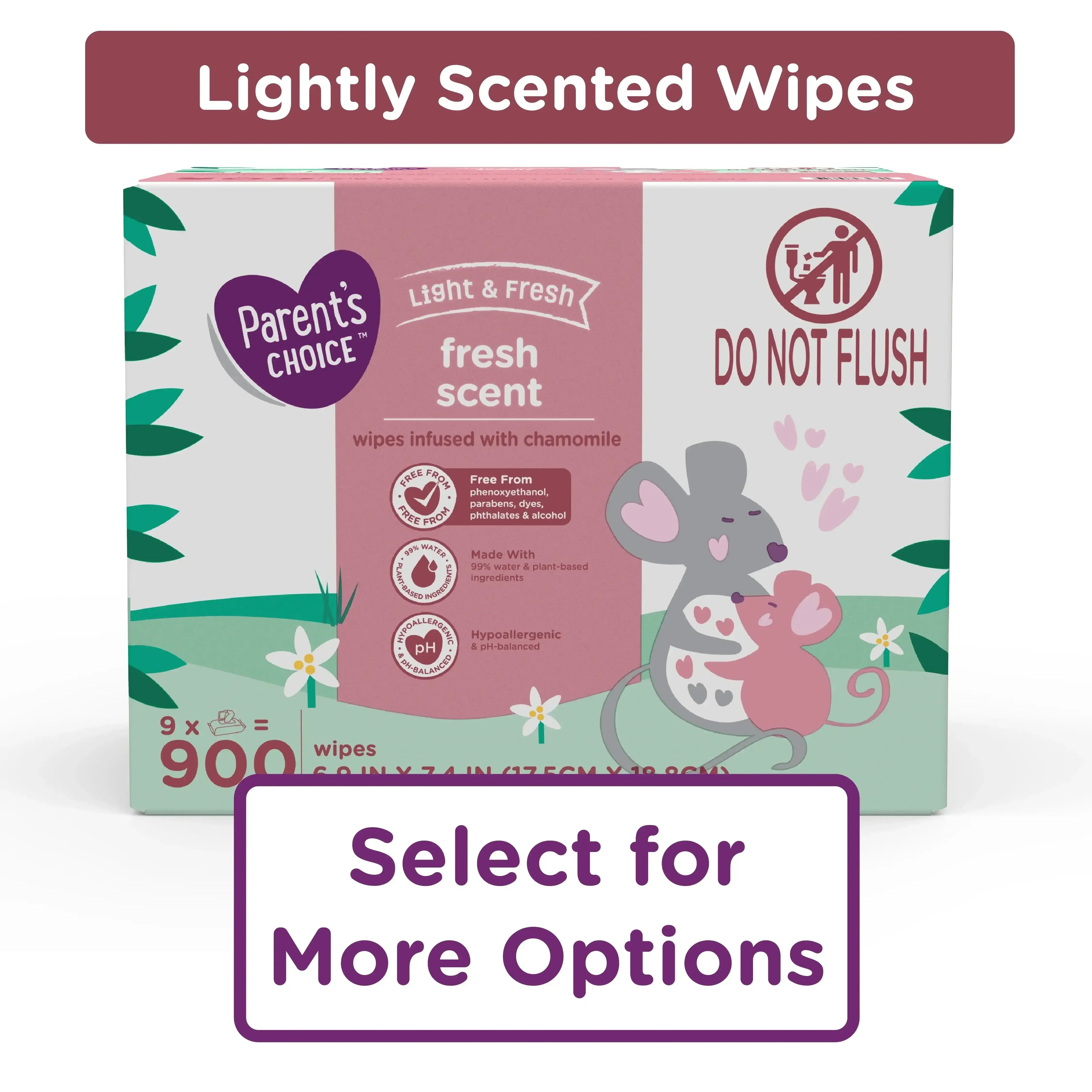 Parent's Choice Fresh Scent Baby Wipes - USA MEGA SHOP