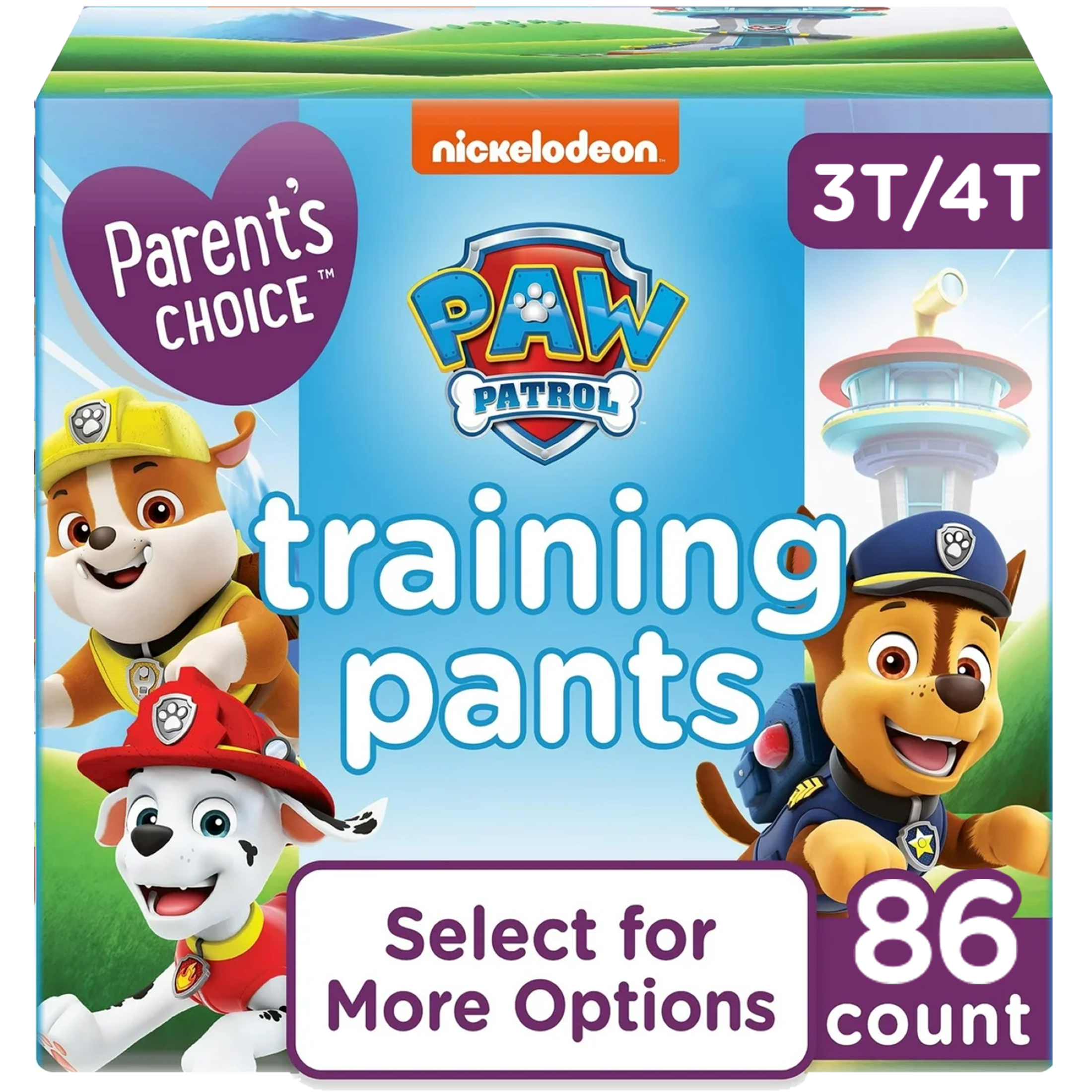 Parent's Choice Paw Patrol Training Pants for Boys, 3T/4T, 21 Count (Select for More Options)