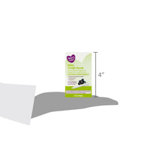 Baby cough syrup dietary supplement box in small package size, grape flavor