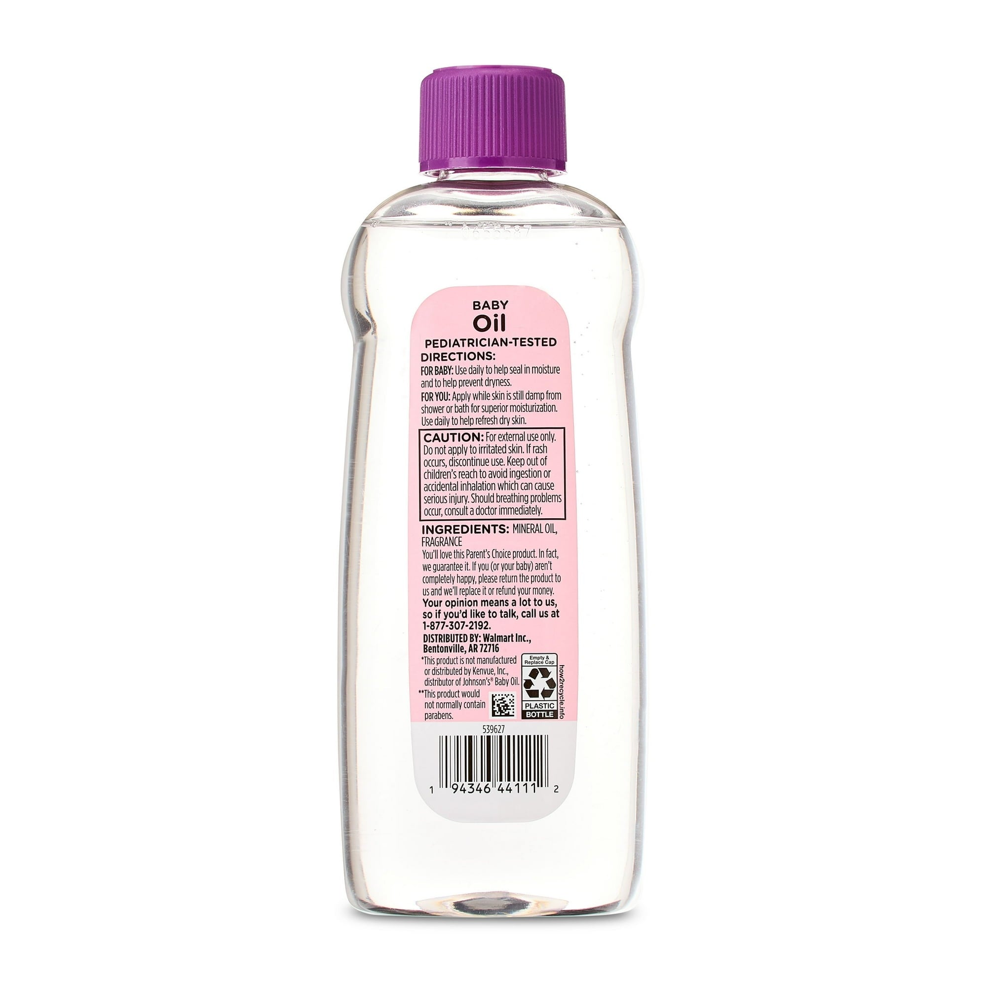 Parent's Choice Baby Moisturizing Oil, 14 fl oz