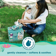 Fragrance-free baby wipes pack, 600 count, on outdoor grass