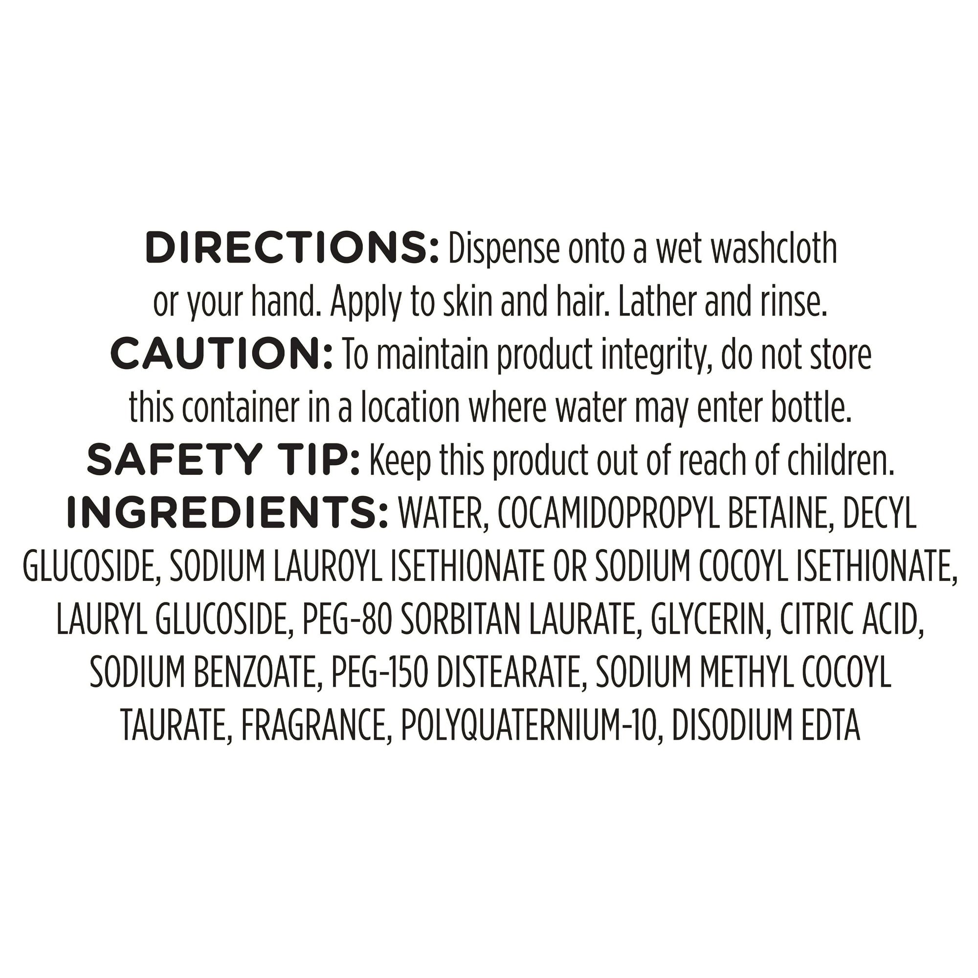 Parent's Choice Gentle Cleansing Infant, Toddler Daily Shampoos with Water, 27.1 fl oz